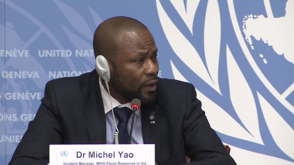 UNOG Bi-weekly press briefing: DRC Ebola Update, Dr Michel Yao - WHO