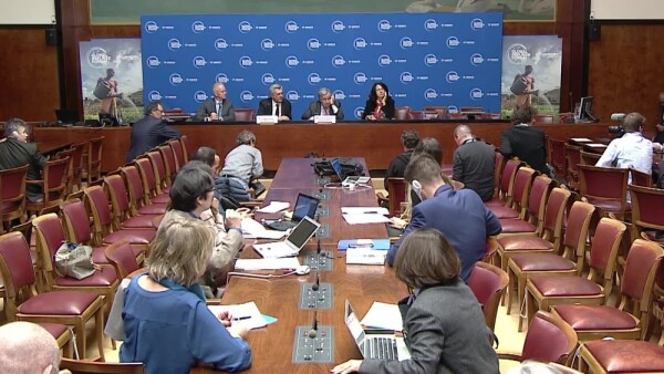 UN/UNHCR Press conference : Global Refugee Forum - Guterres - Grandi