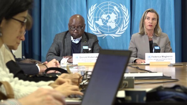 Press conference: High-Level Panel on Internal Displacement