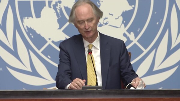 Syrian Constitutional Committee Resumption Geir Pedersen 27AUG2020