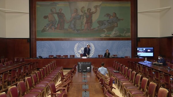 Meeting of the Small Body of the Syrian Constitutional Committee: Arrival and press conference Geir O. Pedersen, UN Special Envoy for Syria