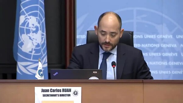 Convention Prohibition of Anti-Personnel Mines press conference 20 November 2020