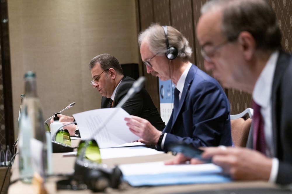 Syrian Constitutional Committee Arrivals and Meeting 03 June 2022
