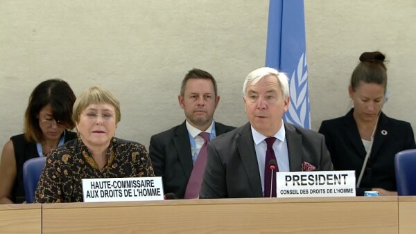 UN Sign Commissioner Michelle Bachelet announces that she will not seek a second term.