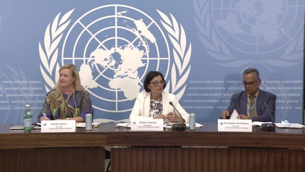 Human Rights Committee (CCPR) Press Conference 27 July 2022