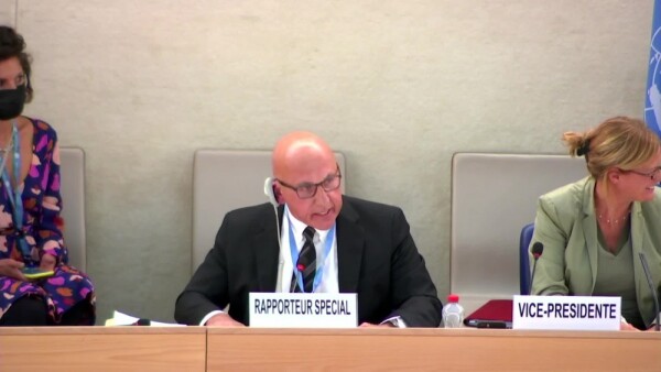 Human Rights Council 51st Session: UN Special Rapporteur, Thomas Andrews, on the human rights situation in Myanmar - 21 Sep 2022