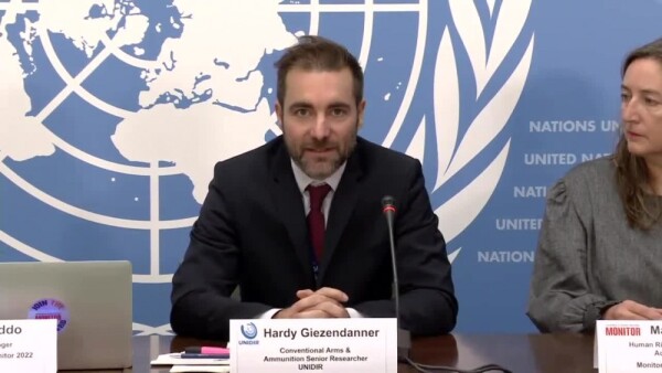 UNIDIR Press conference : Launch of the Landmine Monitor 2022 report