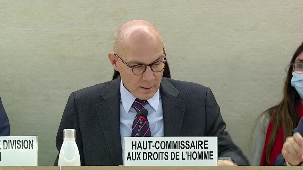 UN High Commissioner Volker Türk for Human Rights situation in Ukraine at HRC-