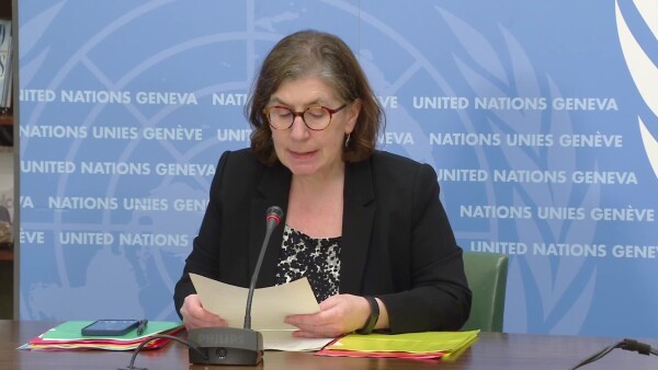 UN Human Rights briefing by Elizabeth Throssell on trial of human rights defenders in Greece for helping migrants - 13 January 2023