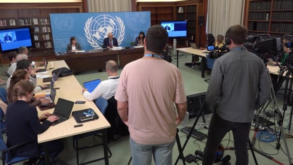 United Nations High Commissioner for Human Rights Volker Türk press conference