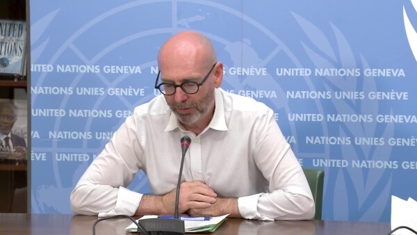 UN Human Rights Briefing by Jeremy Laurence on Afghanistan.