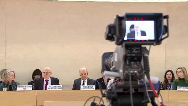 UN High Commissioner for Human Rights Volker Türk’s global update to the UN Human Rights Council