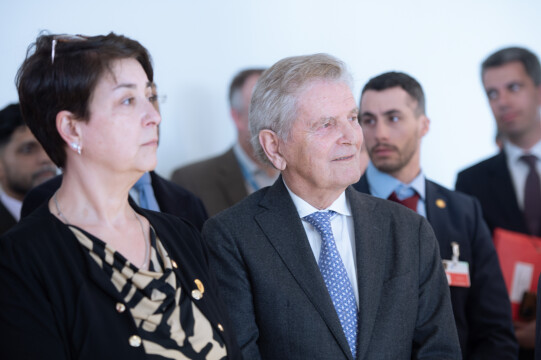 Une nouvelle passerelle pour les visiteurs de l'ONU dévoilée à Genève