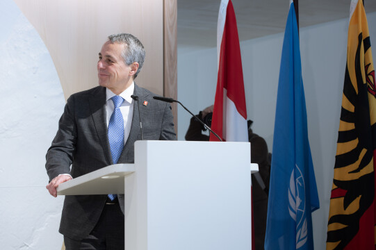 Une nouvelle passerelle pour les visiteurs de l'ONU dévoilée à Genève