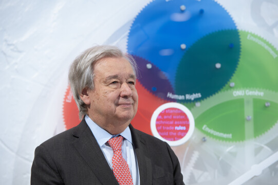 Une nouvelle passerelle pour les visiteurs de l'ONU dévoilée à Genève