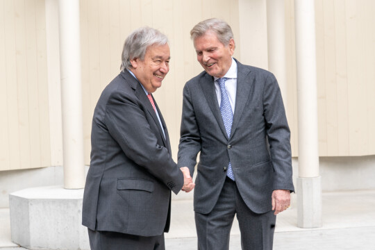 Une nouvelle passerelle pour les visiteurs de l'ONU dévoilée à Genève