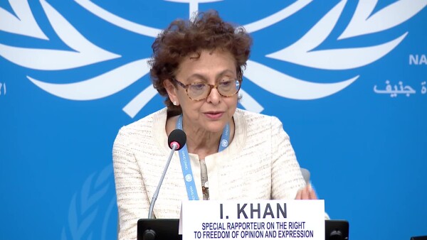 OHCHR Press Conference:Freedom of Expression in new frontiers: Big Tech and regulation of digital spaces