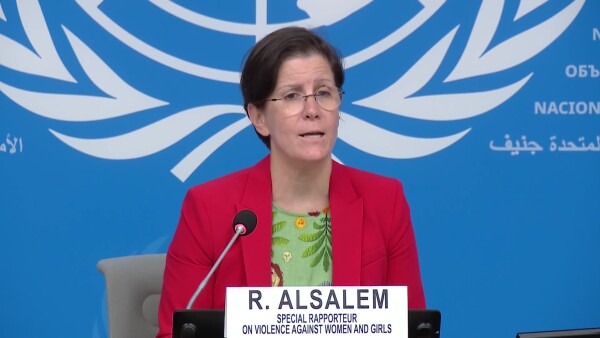 OHCHR - Press Conference: Special Rapporteur on Violence against Women and Girls