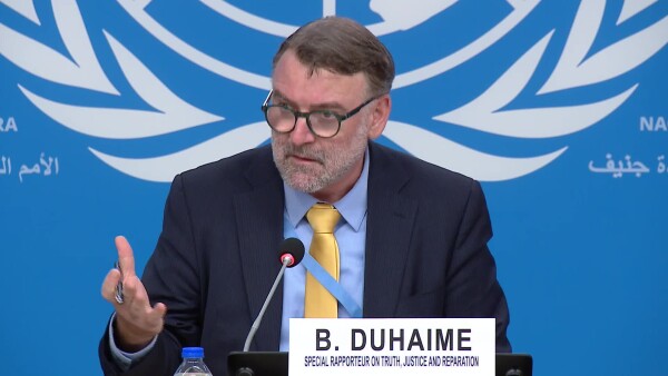OHCHR - Press conference: A Global Briefing on Transitional Justice Around the World