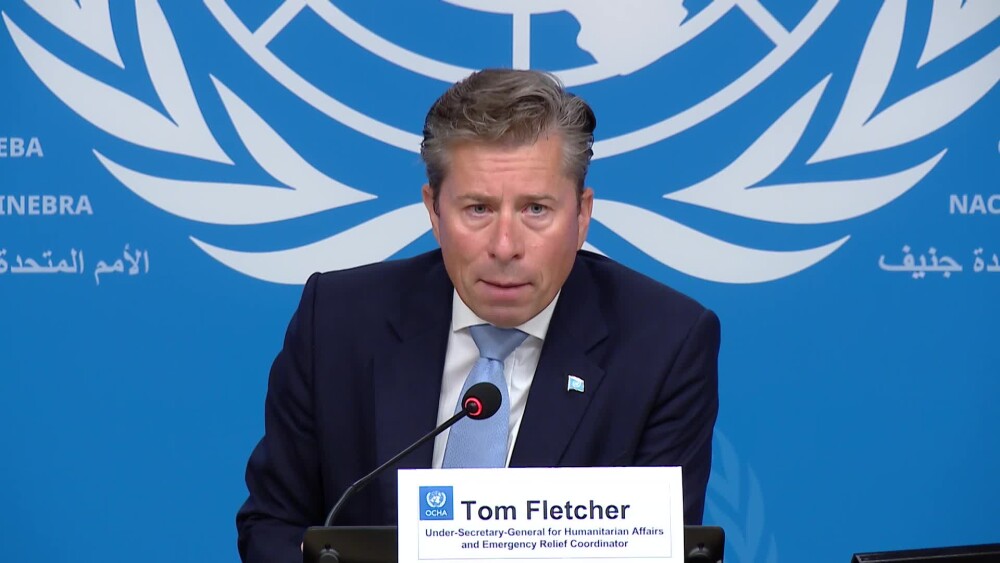 UN Geneva - Multimedia Newsroom : Famine in Gaza - Tom Fletcher