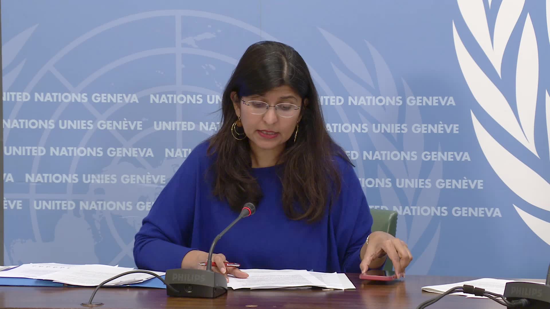 UN Human Rights Briefing Ravina Shamdasani on Iran