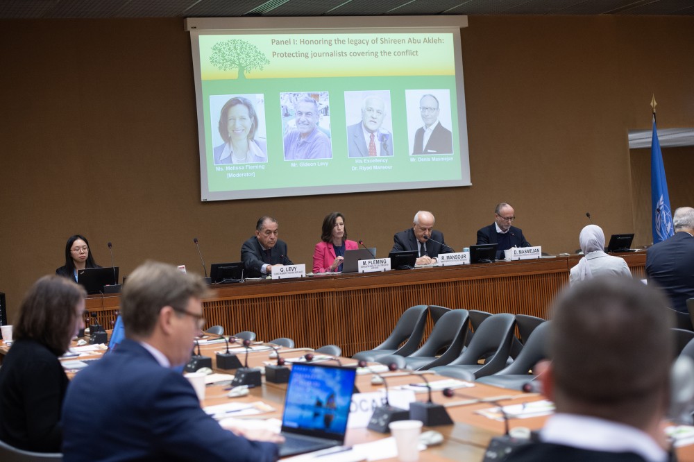 United Nations International  Media Seminar on Peace in the Midd 