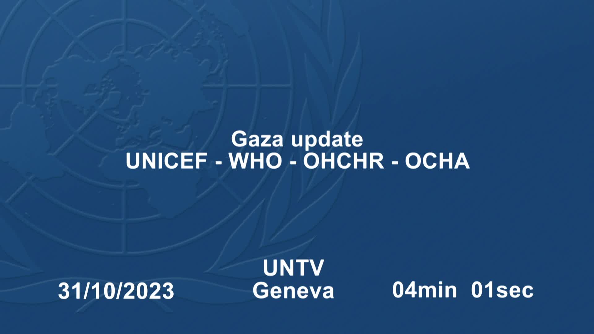 UN Human Rights briefing by Liz Throssell on the situation in Gaza and the Occupied West Bank