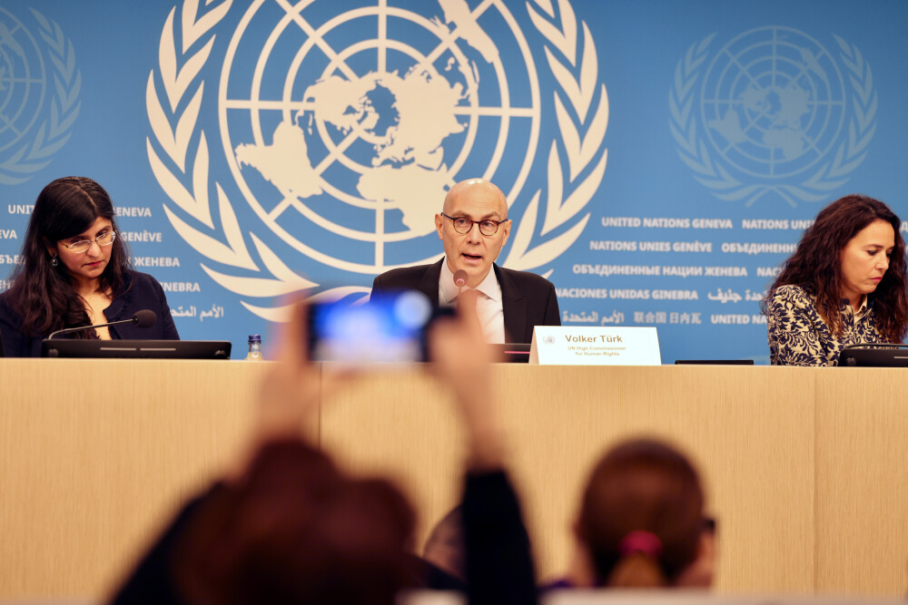 OHCHR HC Volker Türk Press Conference IMAGES - 06 Dec 2023