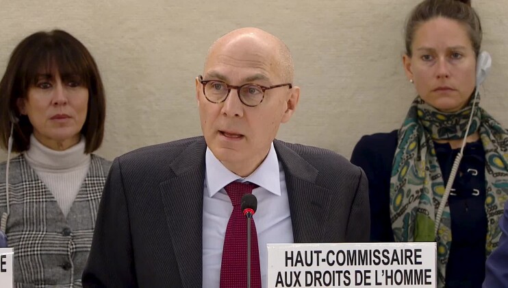 UN High Commissioner for Human Rights Volker Türk at 55 HRC on OPT.