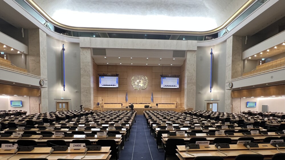 UN Geneva Assembly Hall - Illustrative images