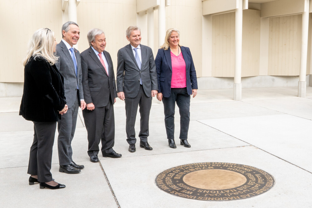 Portail des Nations ceremony