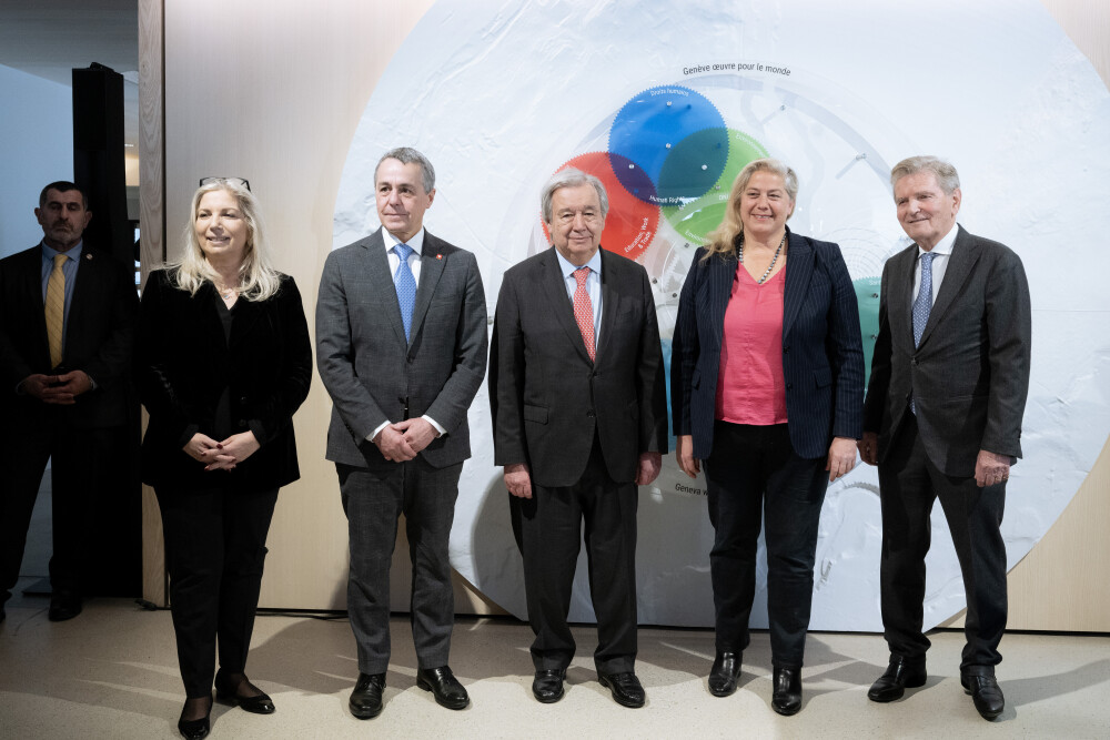 Ignazio Cassis, António Guterres and Ivan Pictet, amongst others