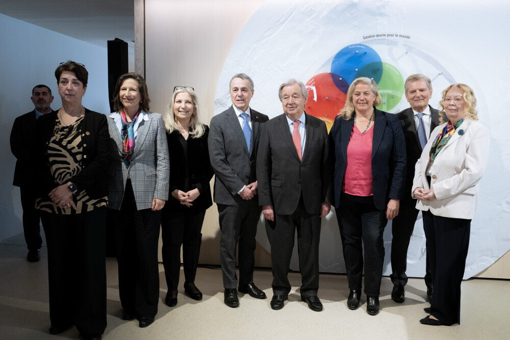 Ignazio Cassis, António Guterres and Ivan Pictet, amongst others