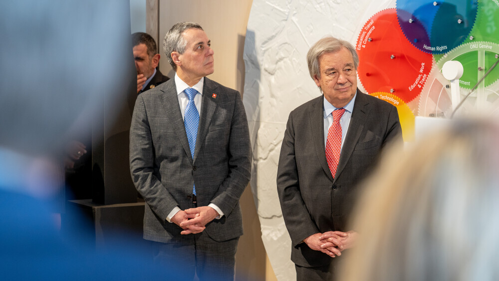  Ignazio Cassis and António Guterres 