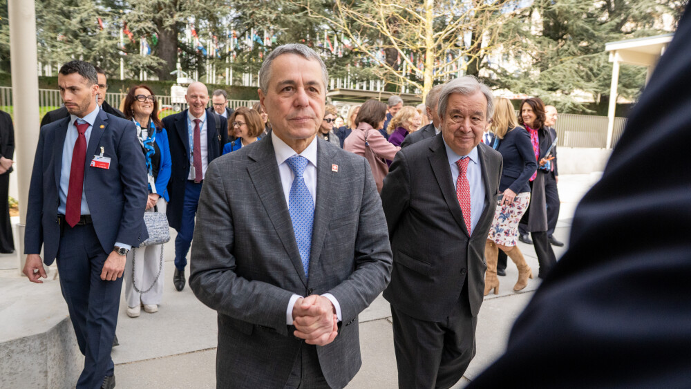 Ignazio Cassis and António Guterres 