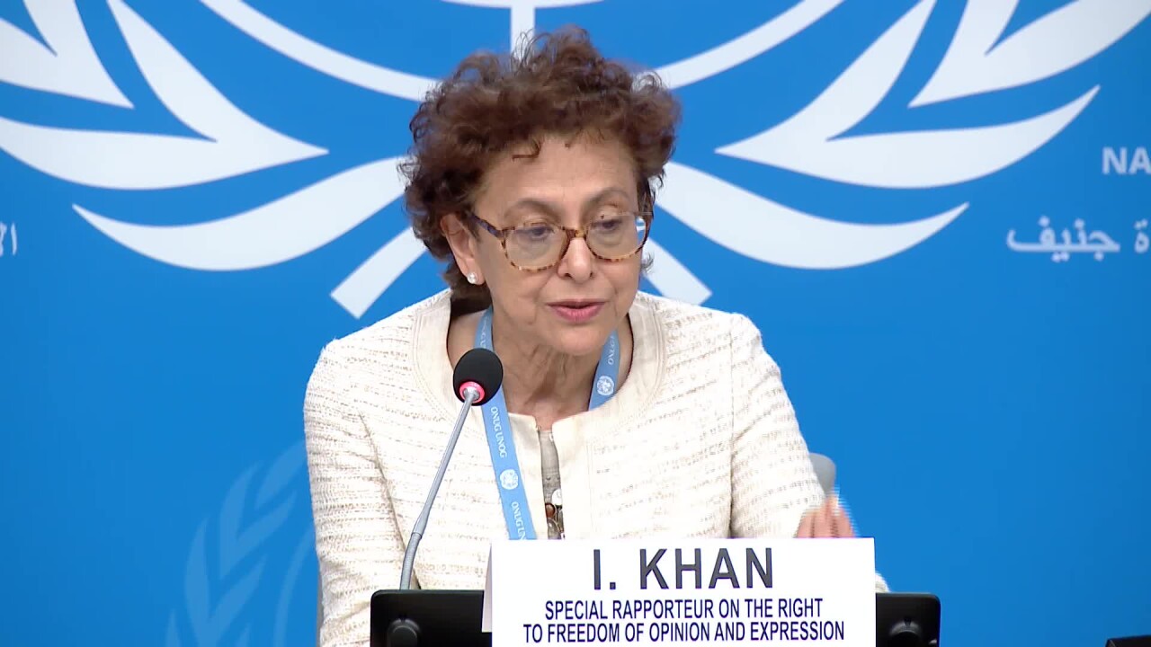 OHCHR Press Conference:Freedom of Expression in new frontiers: Big Tech and regulation of digital spaces