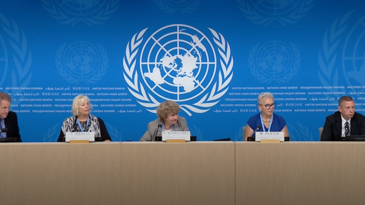 HRC - Press conference: Group of Independent Experts on Belarus
